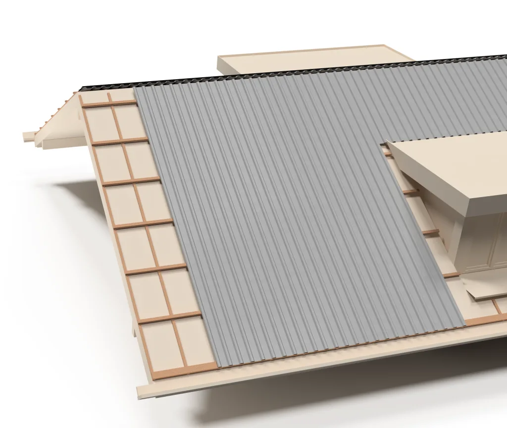 PAXOS - Trapézové plechové podstřešení