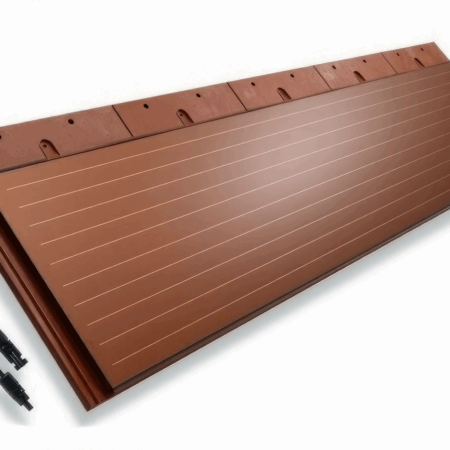 Solární Taška Nelskamp (5ti modul) PLANUM PV (červený)